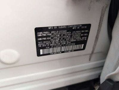 2020 Subaru Forester Touring