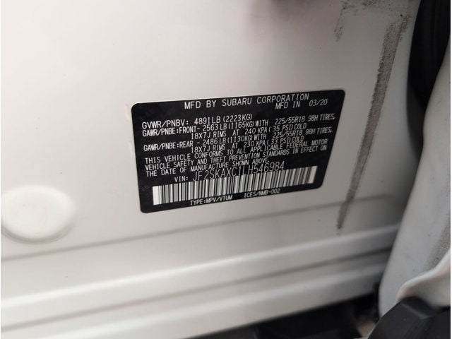 2020 Subaru Forester Touring