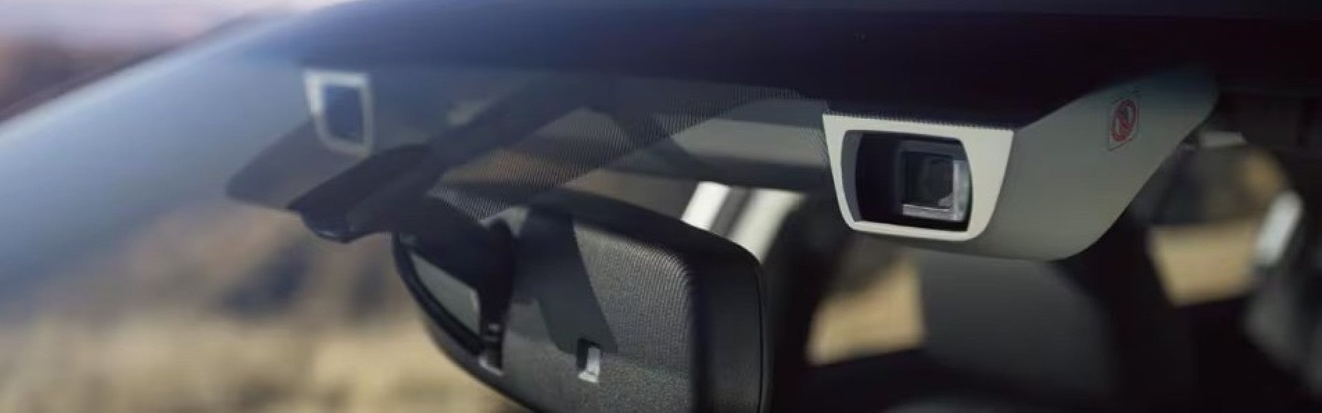 Subaru EyeSight driver-assist camera system.