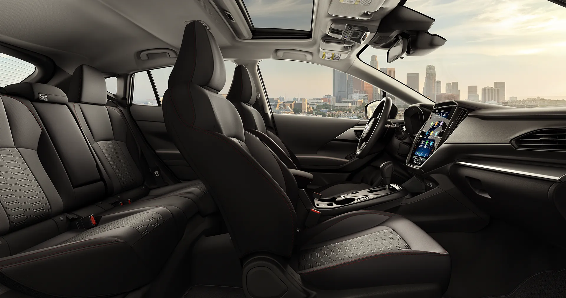 2026 Subaru Impreza Sport Shown in Black Sport Cloth