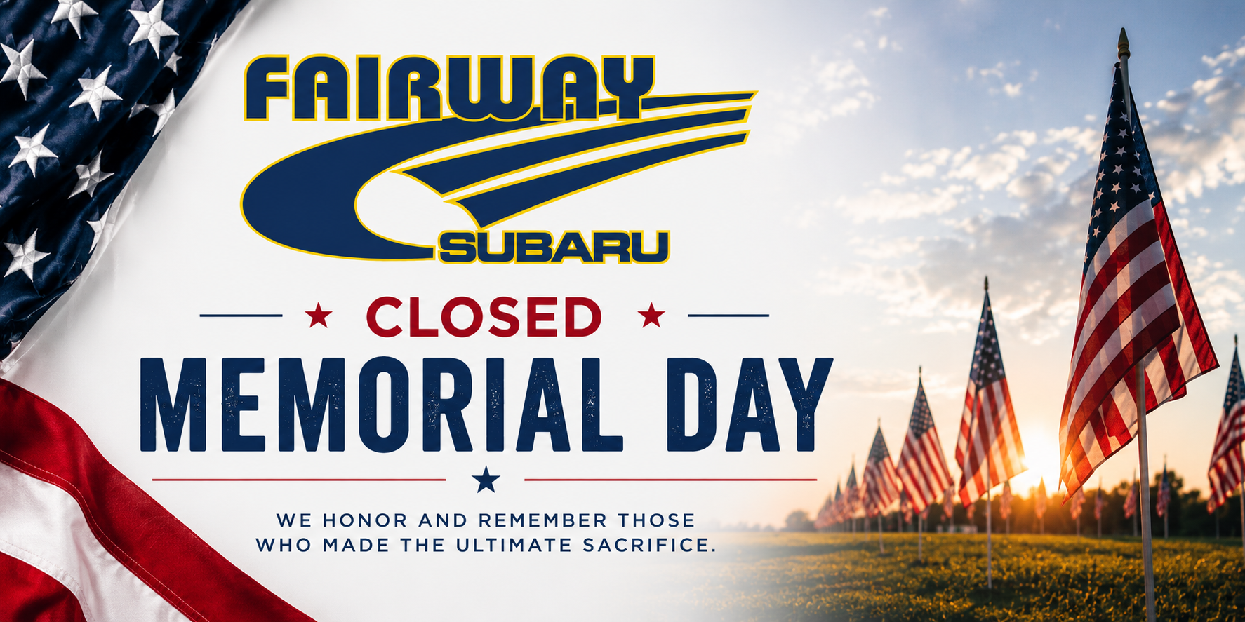 Closed Memorial Day
